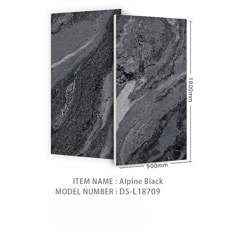 Moderno Black Stone Look 900X1800mm Piastrelle per pavimenti per interni ed esterni