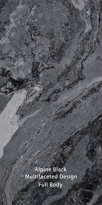 Pietra moderna look porcellana pavimenti e pareti con finitura lucida o opaca
