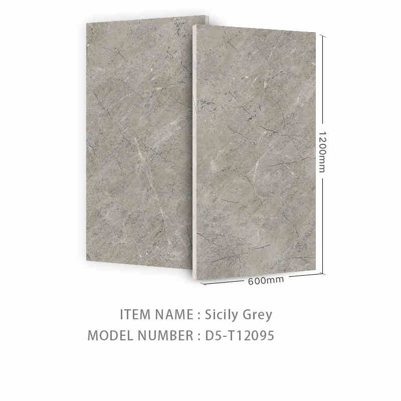 600 X 1200 MM Grigio Vintage Tessitura imitazione di pietra Superficie Moderne piastrelle bagno