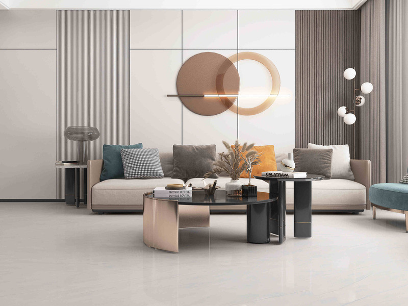 Piastrelle di porcellana eleganti in stile moderno con effetto di pietra 600x1200mm in finitura matt/brillante