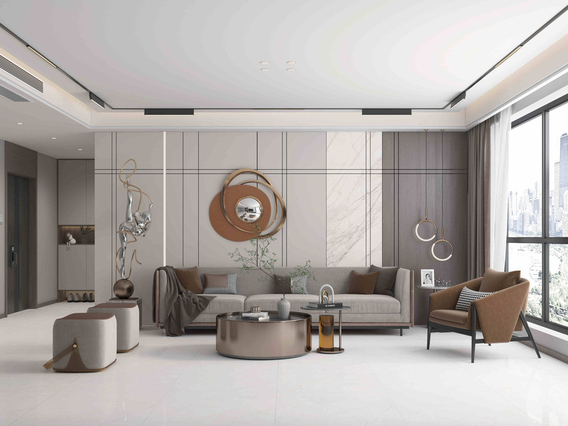 800x800mm Pietra look Moderne piastrelle di porcellana per la decorazione dei muri del pavimento